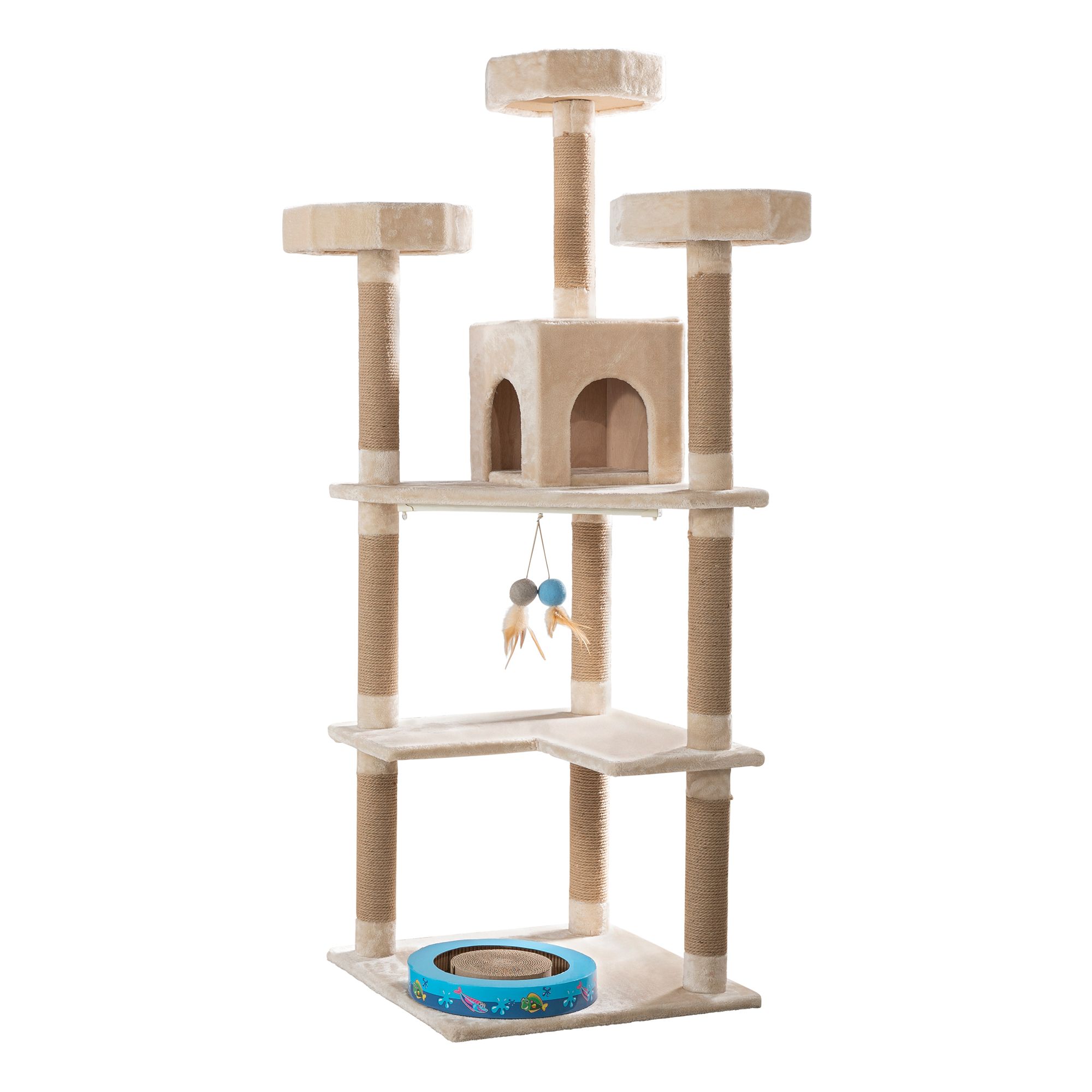 Whisker City Playtime Castle Cat Tower Cat Furniture Towers