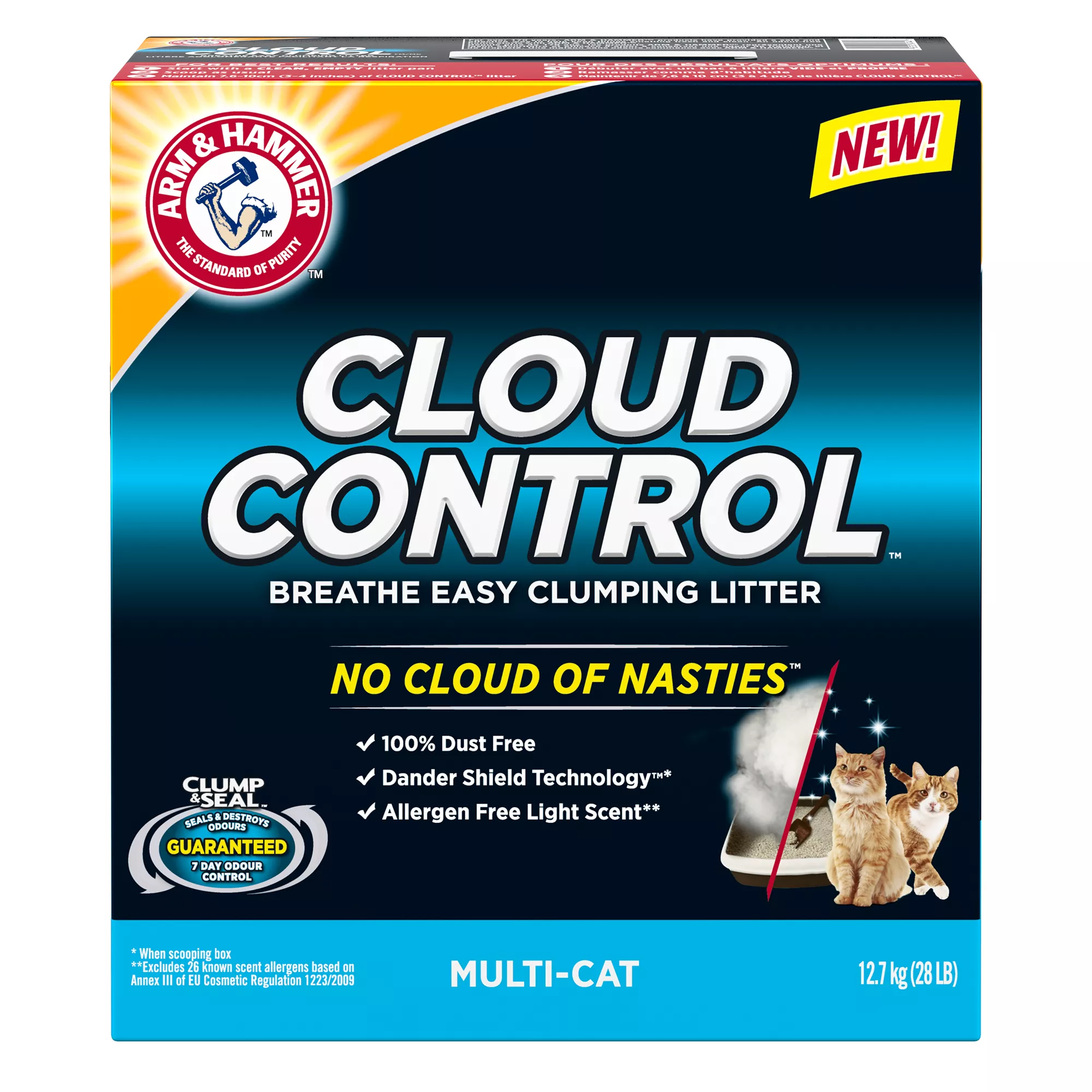 Arm & Hammer Cloud Control Cat Litter - Clumping, Multi Cat