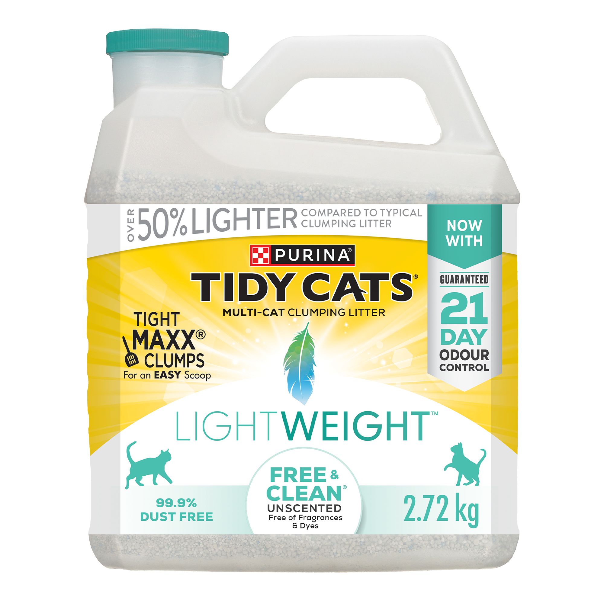 Purina Tidy Cats LightWeight Free Clean Unscented Clumping Cat Litter