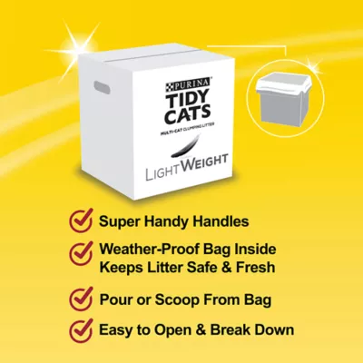 Product Purina® Tidy Cats® LightWeight Free & Clean Unscented, Clumping Cat Litter