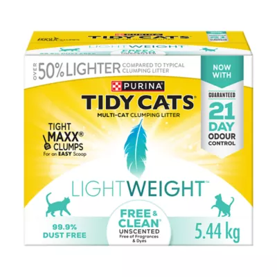 Purina Tidy Cats LightWeight Free Clean Unscented Clumping Cat Litter