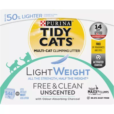 Product Purina® Tidy Cats® LightWeight Free & Clean Unscented, Clumping Cat Litter