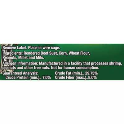 Product Brown's® Garden Chic!® Natural High Energy Suet for Wild Birds