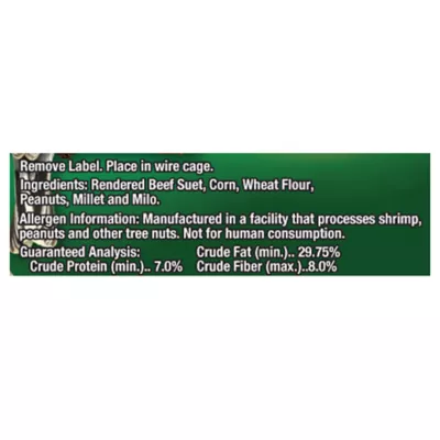 Product Brown's® Garden Chic!® Natural High Energy Suet for Wild Birds