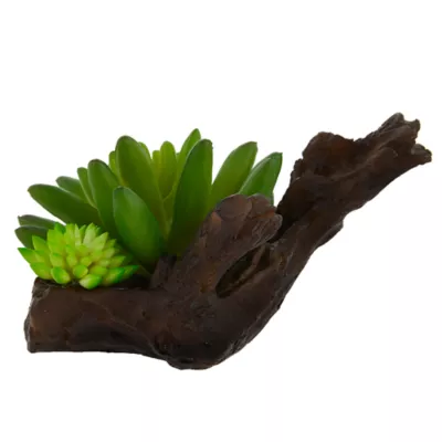 Product Top Fin® Aloe with Wood Aquarium Ornament