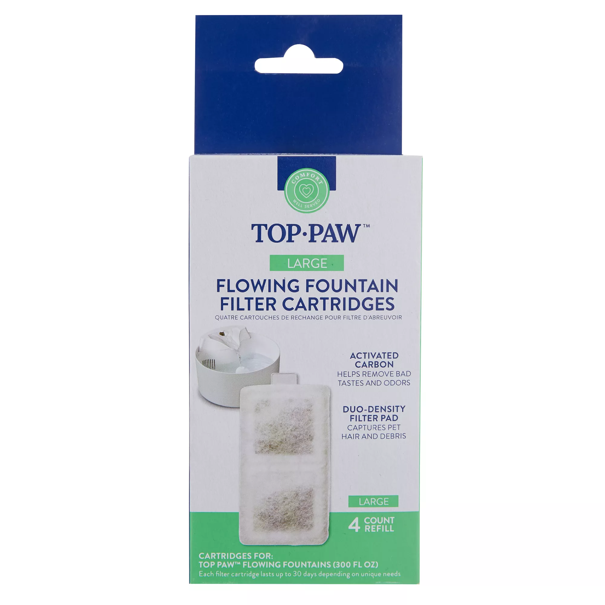 Top Paw® Dog Flowing Fountain Filter Cartridges - 4 Pack