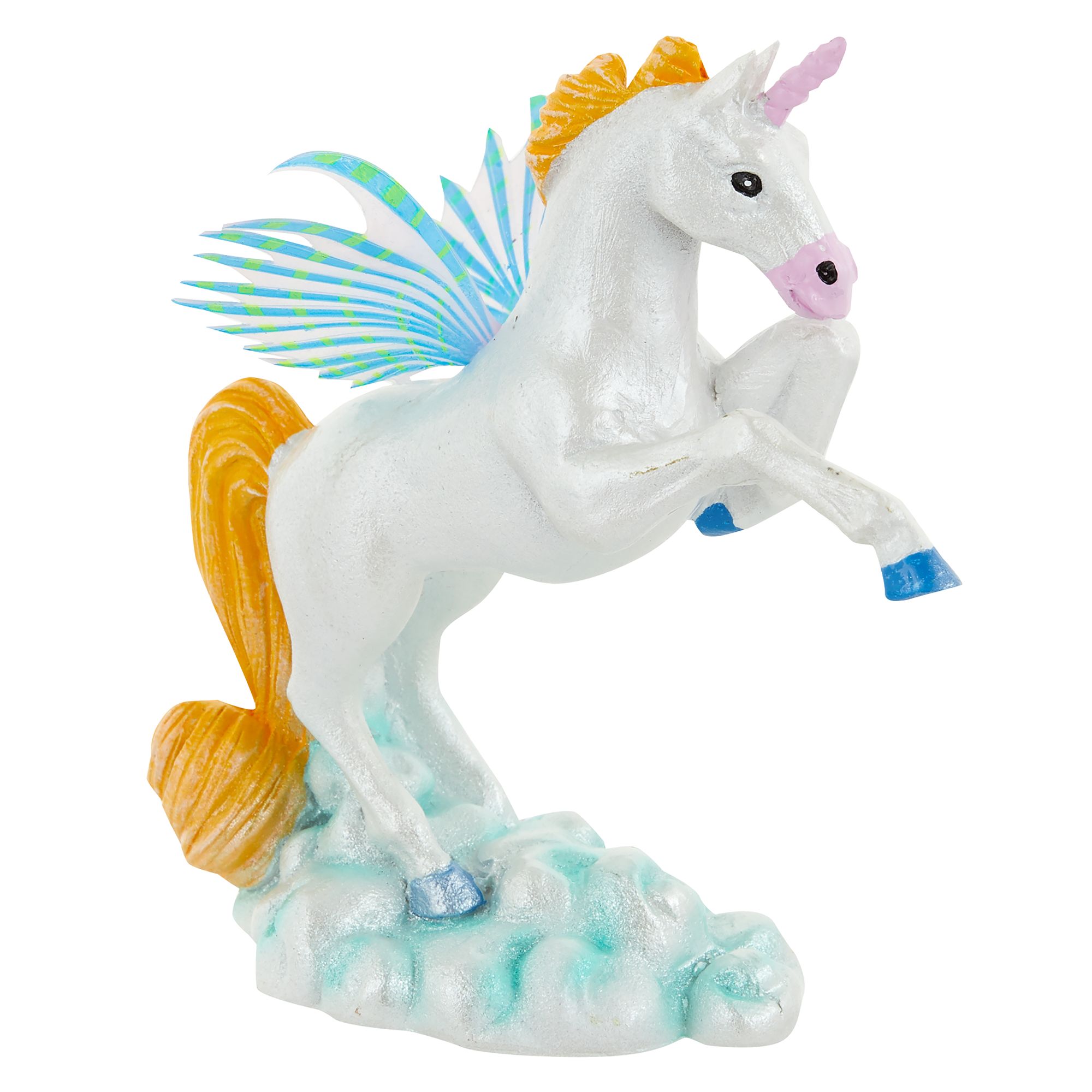unicorn aquarium ornament
