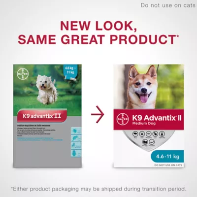 Product K9 Advantix® II Medium Dog Once-A-Month Topical Flea & Tick Treatment - 4.6 to 11 kg