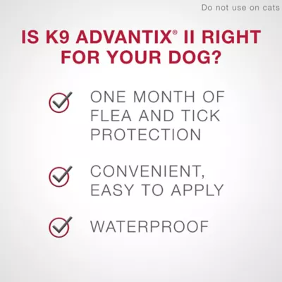 Product K9 Advantix® II Medium Dog Once-A-Month Topical Flea & Tick Treatment - 4.6 to 11 kg