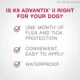 Product K9 Advantix® II Medium Dog Once-A-Month Topical Flea & Tick Treatment - 4.6 to 11 kg