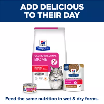 Hill's® Prescription Diet® Gastrointestinal Biome Stress Digestive/Fiber Care Dry Cat Food - Chicken - Image 10