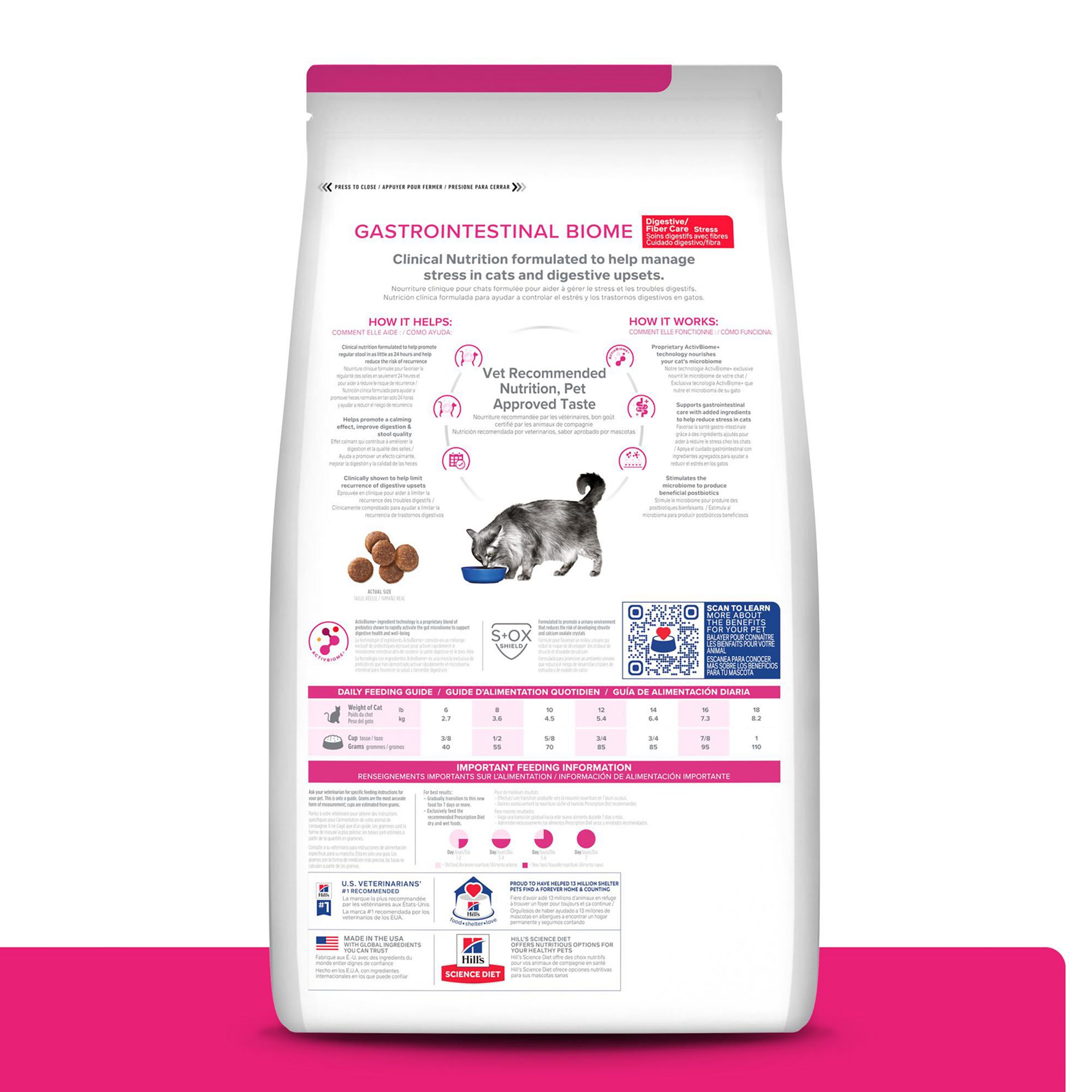 Hill S Prescription Diet Gastrointestinal Biome Digestive Fiber Care Cat Food Chicken Cat Veterinary Diets Petsmart
