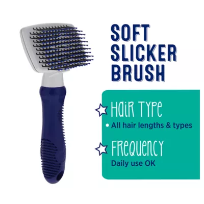 Whisker City Soft Slicker Cat Brush