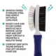 Product Whisker City® Pin & Bristle Combo Cat Brush