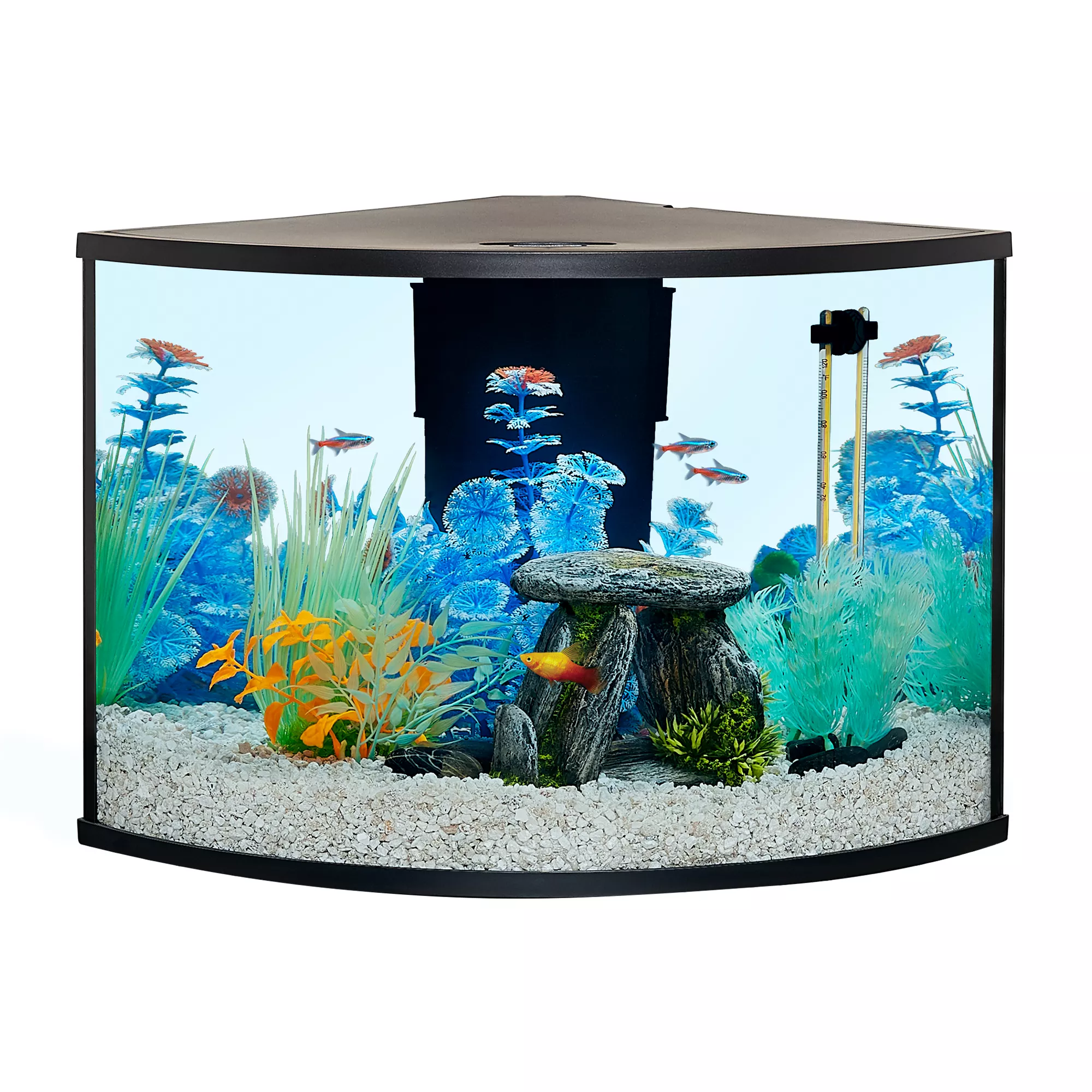 Top Fin® Corner Tank Aquarium Starter Kit - 6 Gallon