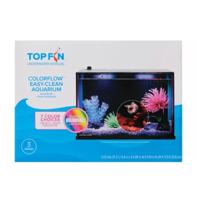 Top Fin® Custom Colorflow™ Aquarium with 7 Color-Changing LEDs - Image 7