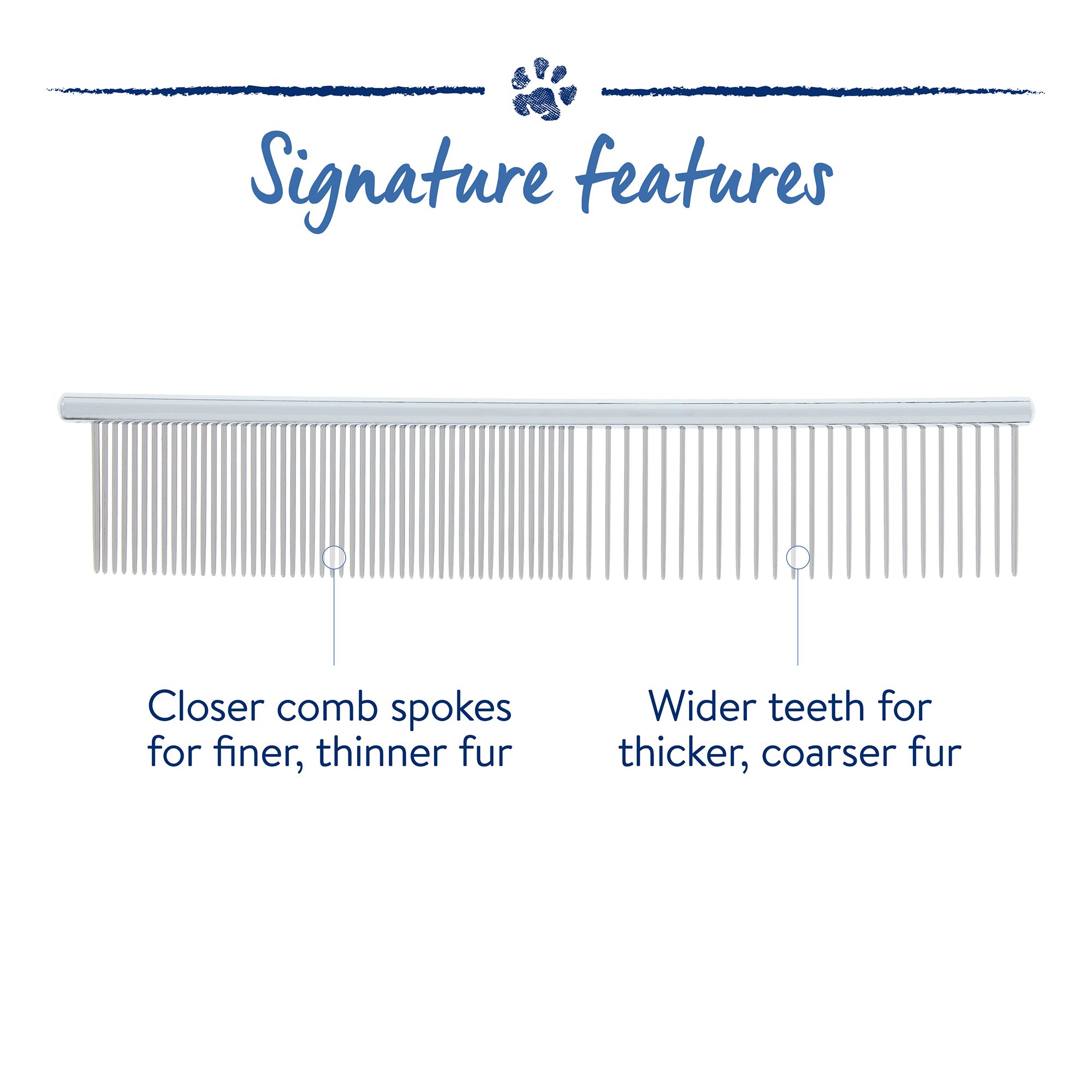 top paw metal comb