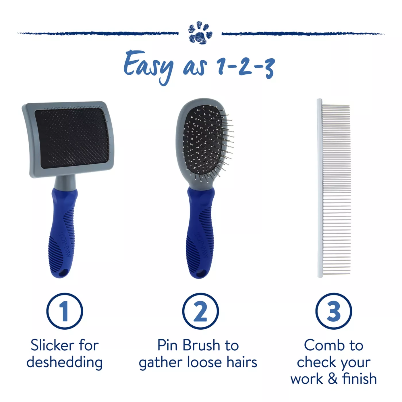 Top Paw Metal Pet Comb