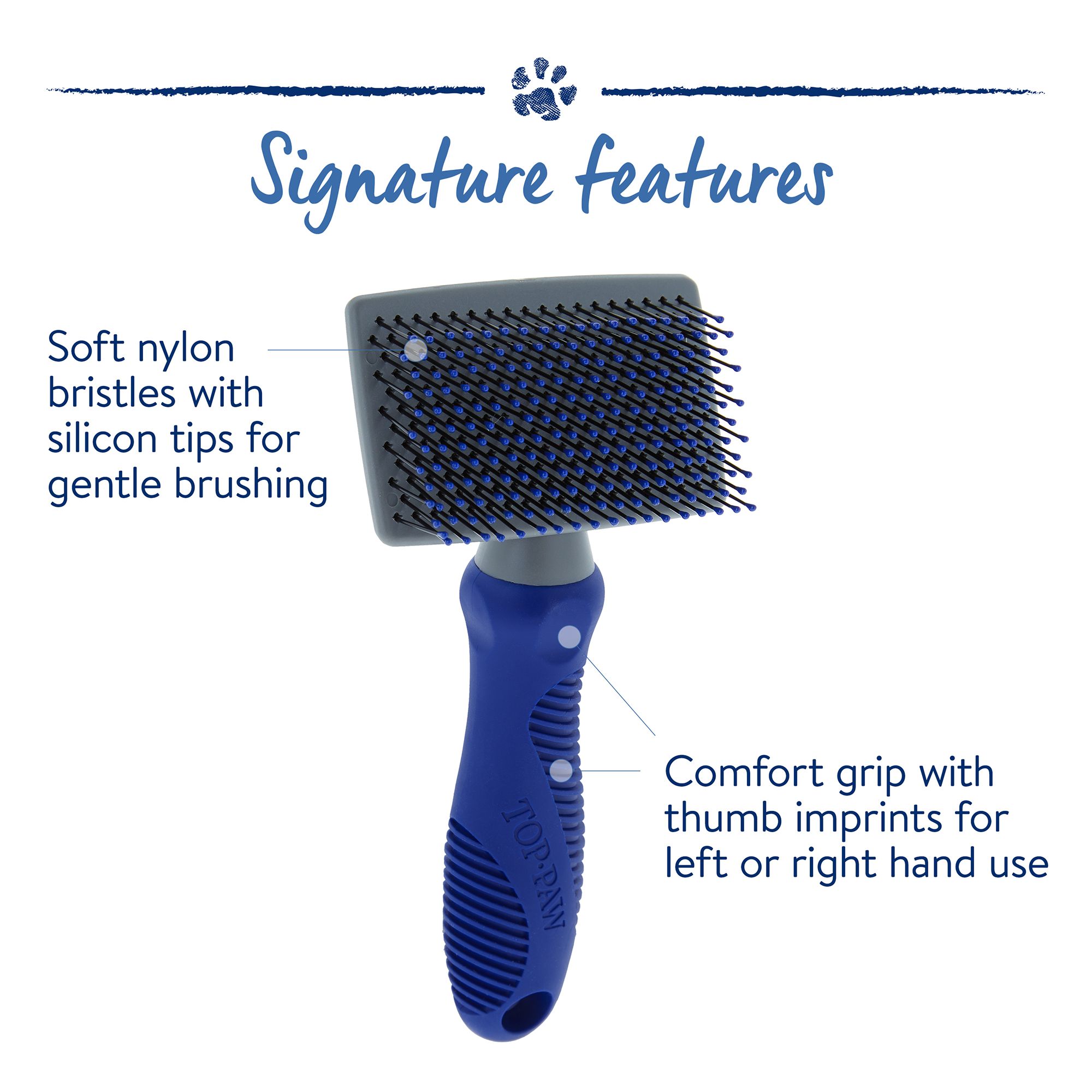top paw curry brush