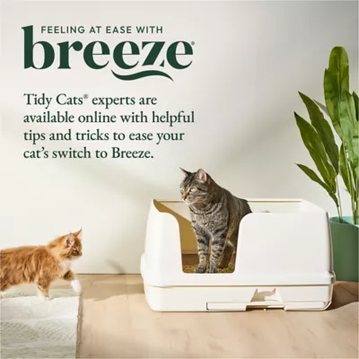 Purina® Tidy Cats Breeze XL Litter Box System Starter Kit- Includes Litter Box, Ion Pads & Pellets - Image 9