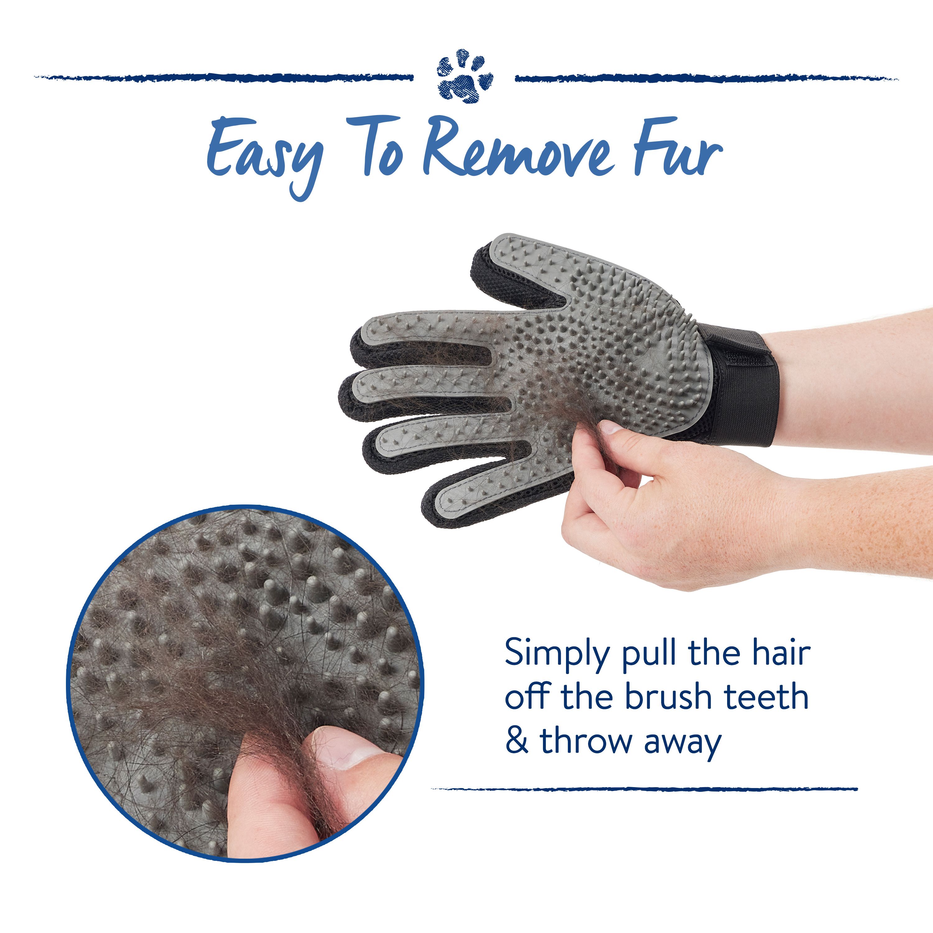 Pet hair grooming glove hotsell