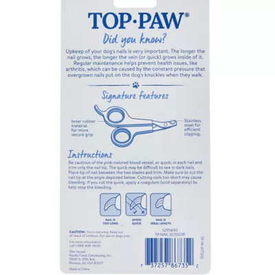 Top Paw Pet Nail Scissors X Small