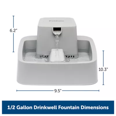 Petsafe drinkwell 2 gallon dog and cat water fountain best sale