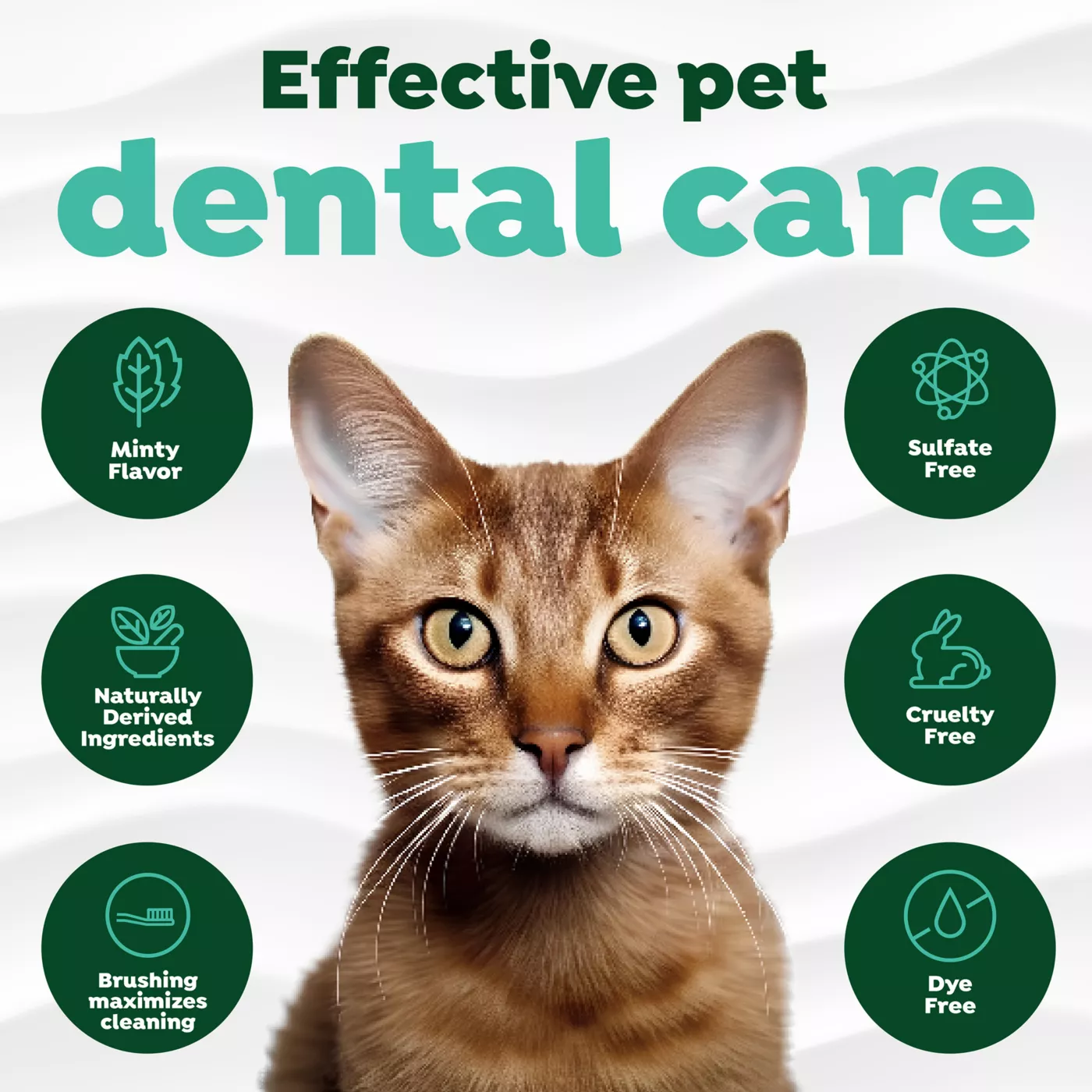 TropiClean Fresh Breath Oral Care Cat Toothbrush Kit