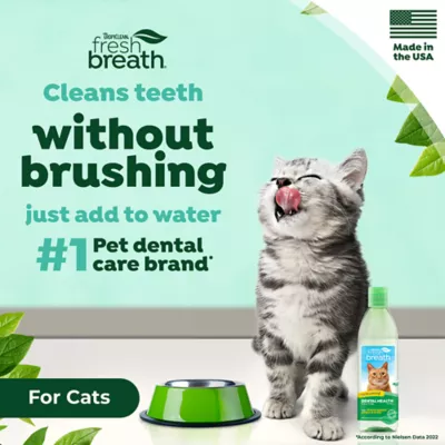 Product TropiClean Fresh Breath Oral Care Water Additive For Cats