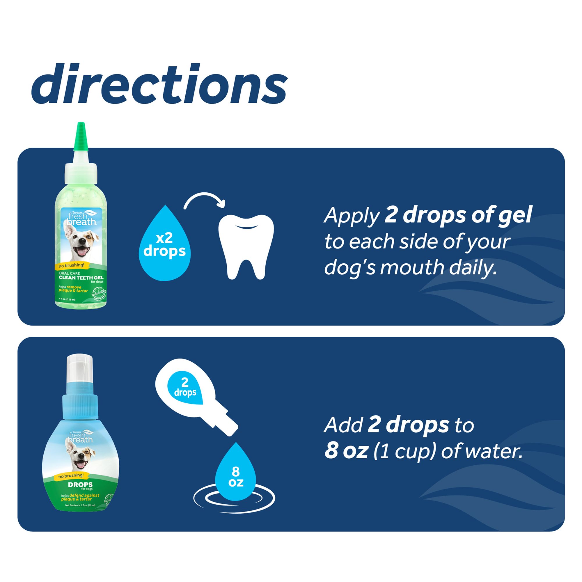 water drops for dogs teeth