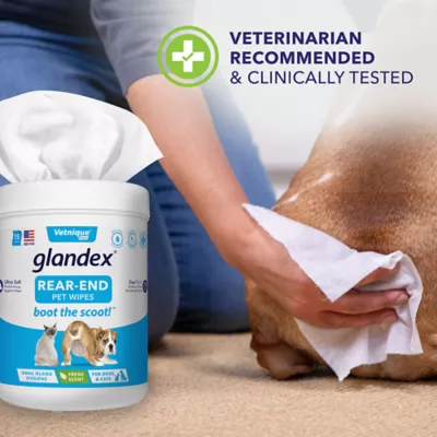 Glandex Boot the Scoot Anal Gland Hygienic Pet Wipes