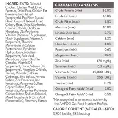 Product Simply Nourish® Original Cat Dry Food - Chicken & Pea, Natural, Grain Free