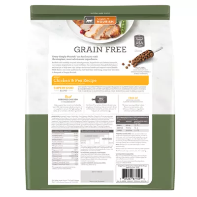 Product Simply Nourish® Original Cat Dry Food - Chicken & Pea, Natural, Grain Free