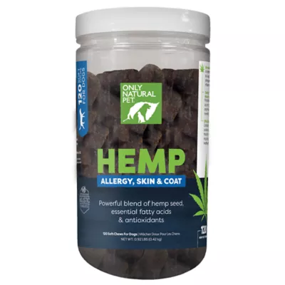 Product Only Natural Pet® Hemp Allergy, Skin & Coat Soft Dog Chews