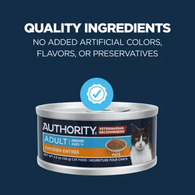 Product Authority® Everyday Health Indoor Cat Wet Food - 5.5 Oz, Pate, With-Grain