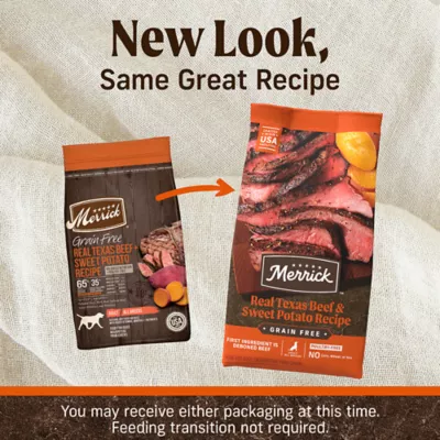 Product Merrick® Grain Free® Beef Flavored Adult Dry Dog Food - Real Texas Beef & Sweet Potato