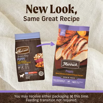Product Merrick® Grain Free® Puppy Dry Dog Food - Real Chicken & Sweet Potato