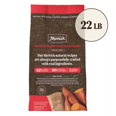 Product Merrick® Grain Free® Adult Dry Dog Food - Real Beef, Bison & Sweet Potato