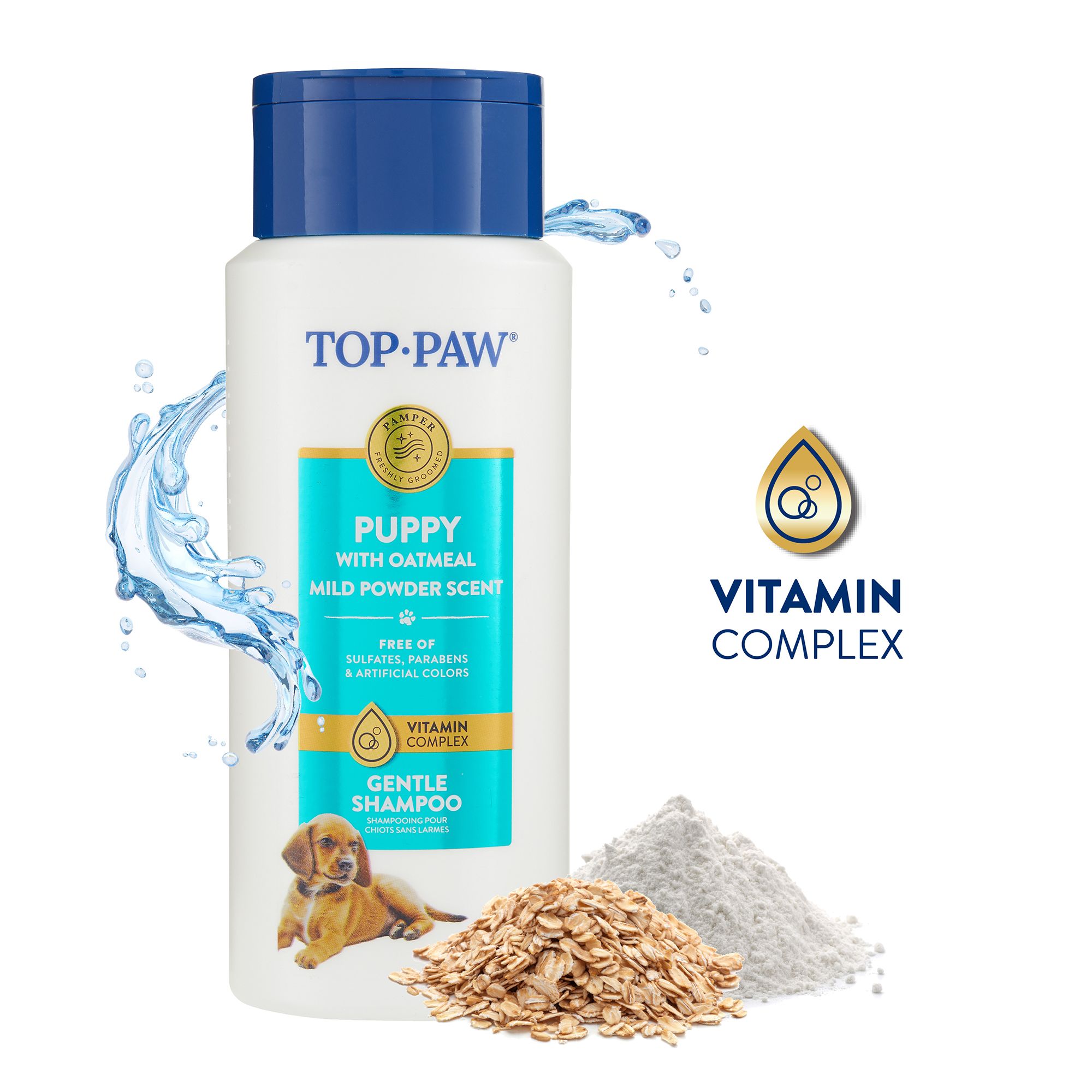 Top Paw Puppy with Oatmeal Gentle Dog Shampoo Mild Powder