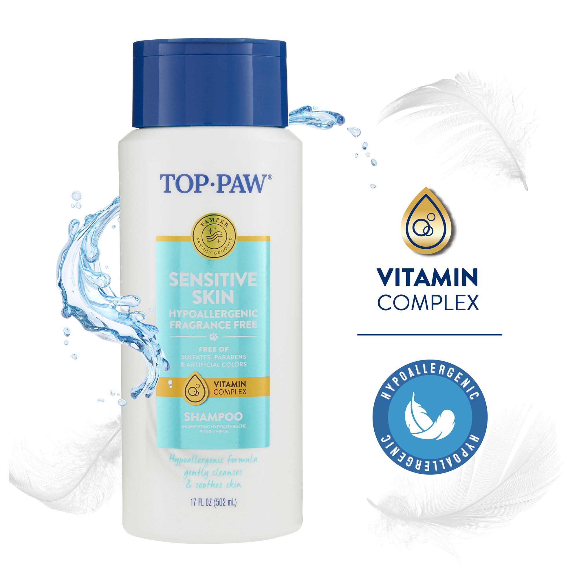 Top Paw Sensitive Skin Hypoallergenic Dog Shampoo Fragrance Free