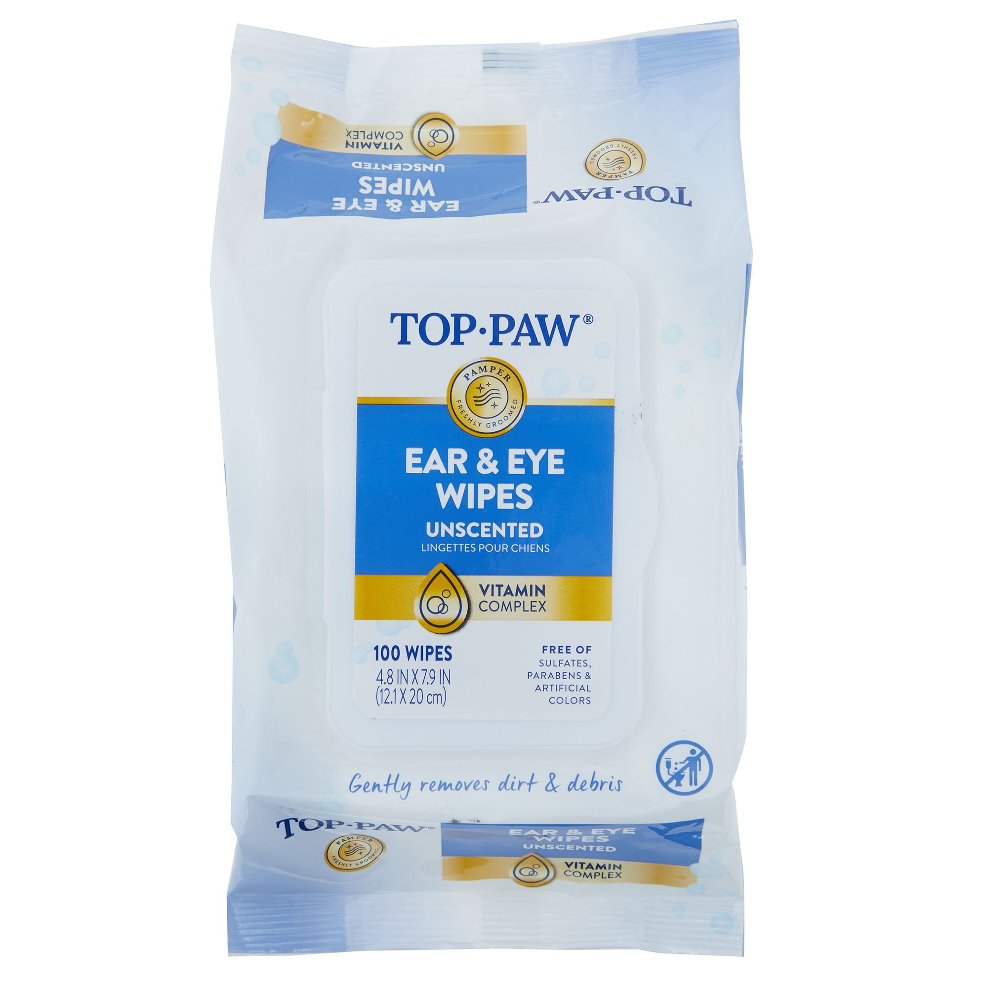 Top Paw® Ear \u0026 Eye Dog Wipes 