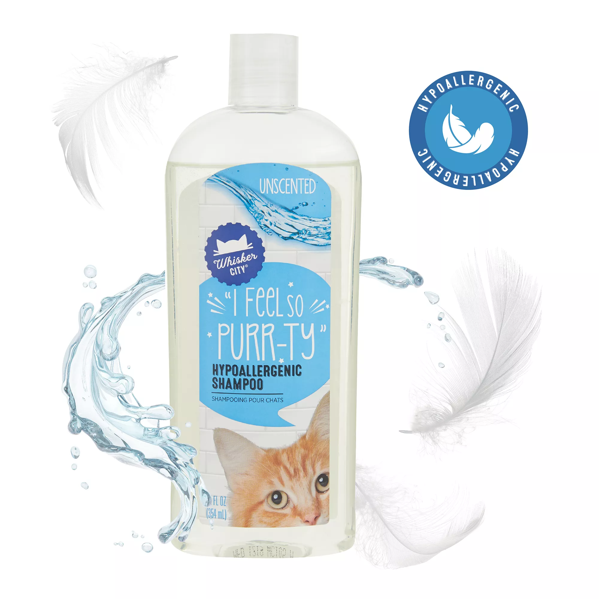 Whisker City® Cat Hypoallergenic Shampoo - Unscented