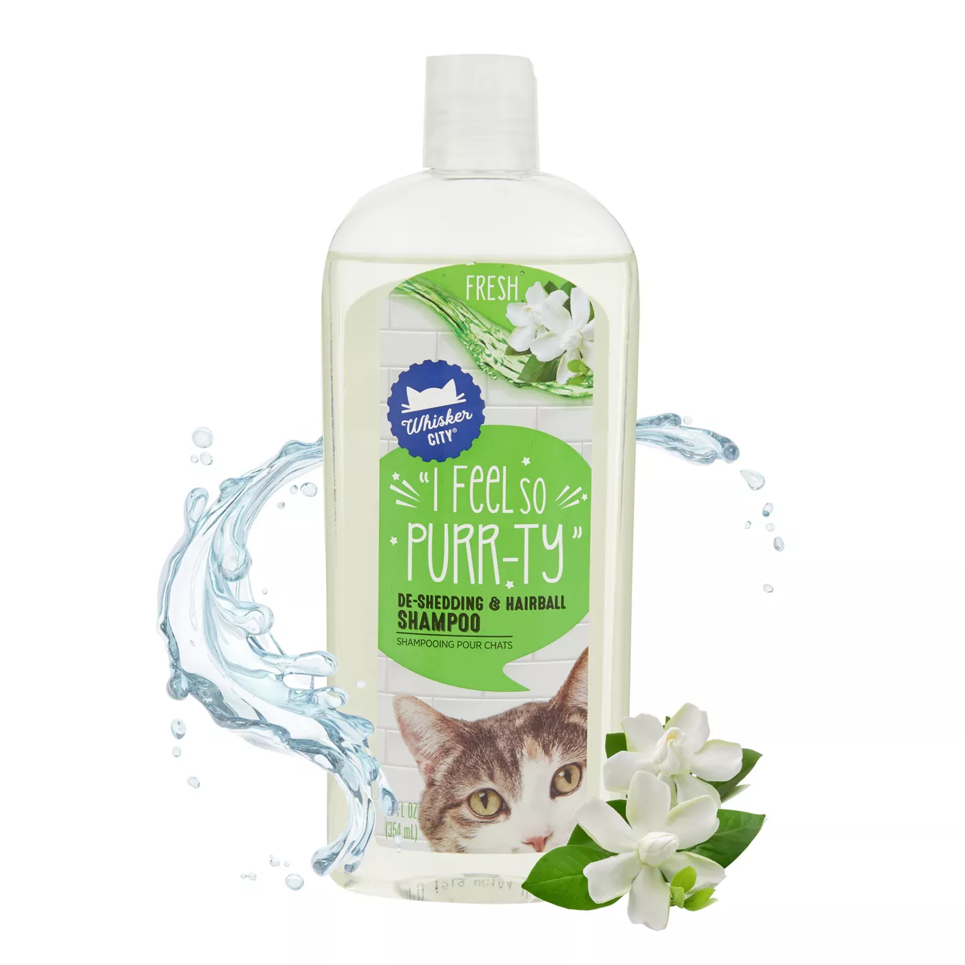 Whisker City Cat De Shedding Hairball Shampoo Fresh