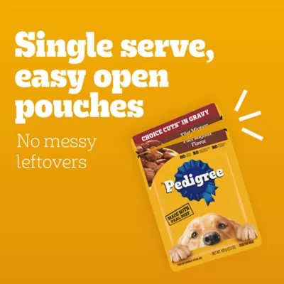Product Pedigree® Choice Cuts Pouch Adult Wet Dog Food & Meal Topper - 30 Count, Variety Pack