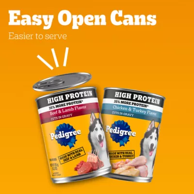 Product Pedigree® High Protein Adult Wet Dog Food - 12 Count, Variety Pack
