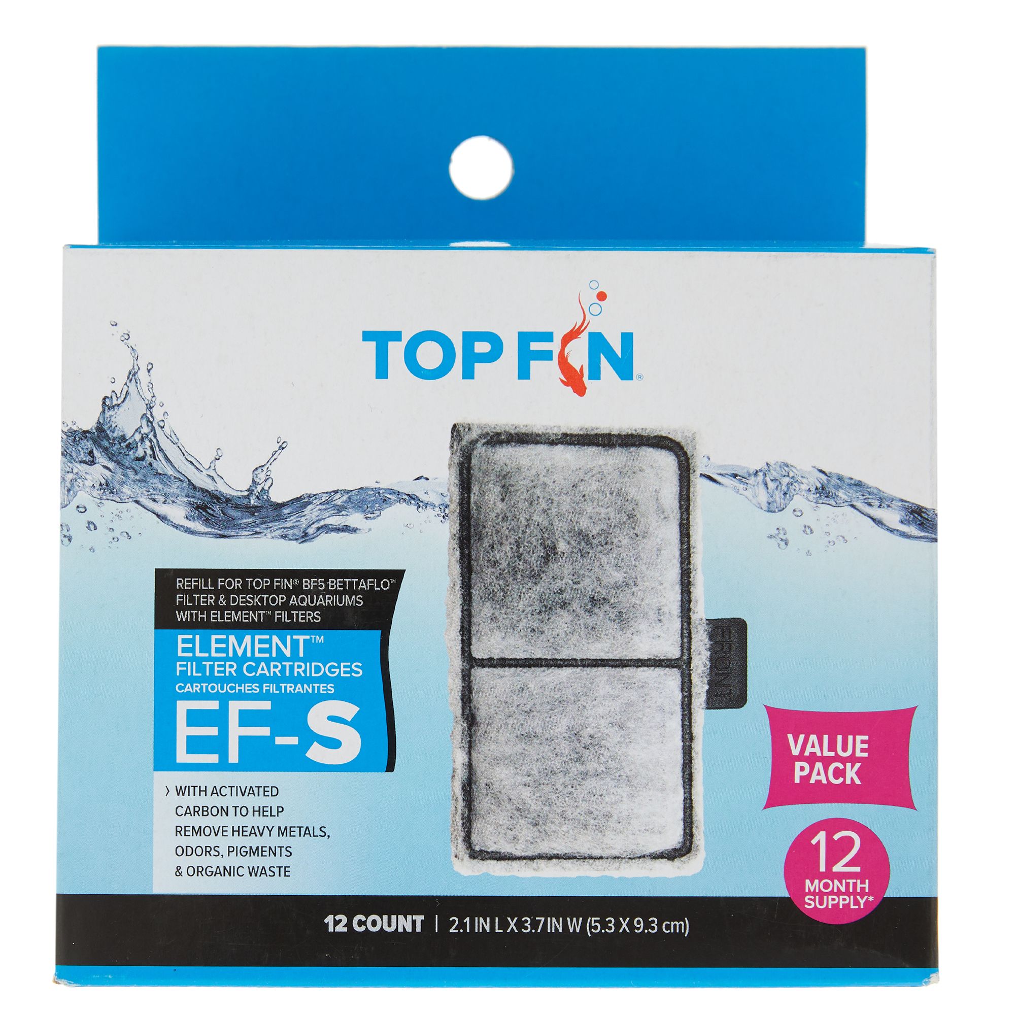 Top Fin CN-S Corner Filter Cartridges 3 Pack (Two Set)