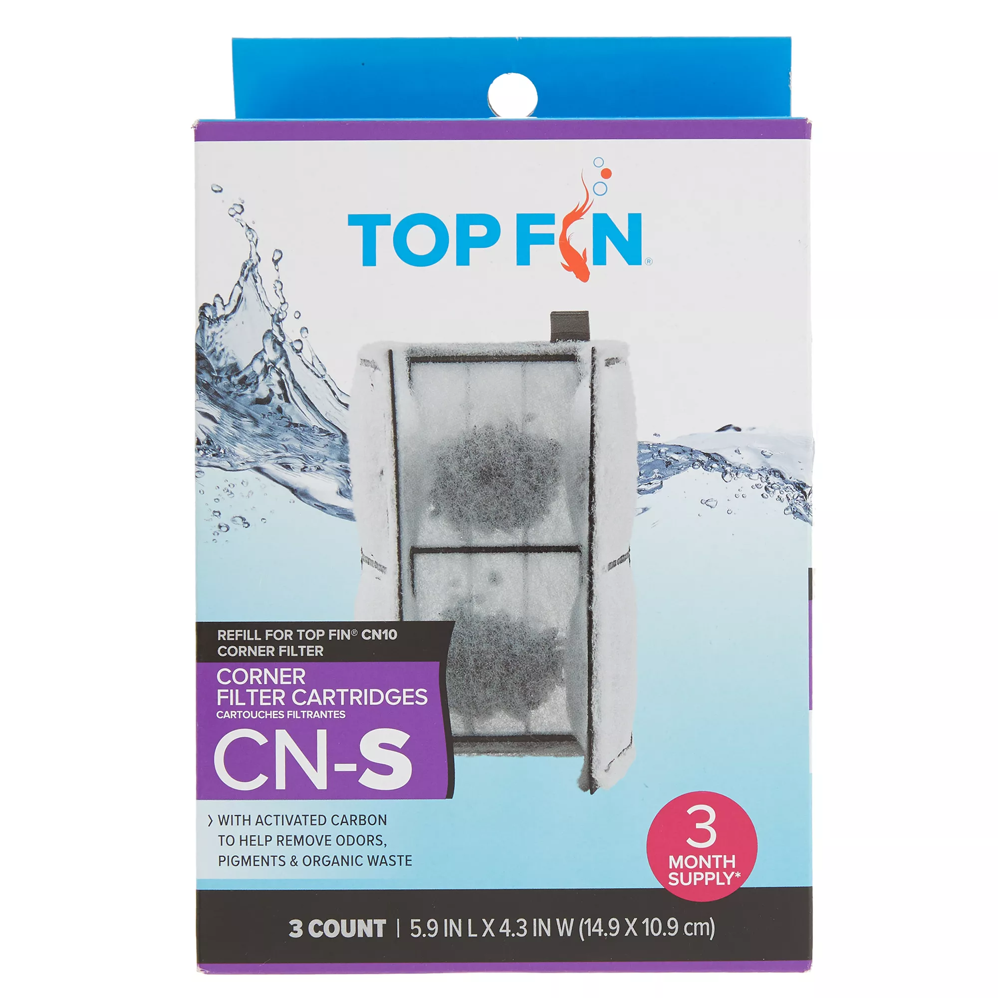 Top Fin® CN-S Corner Filter Cartridges