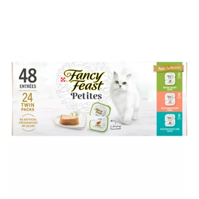 Product Fancy Feast® Petites All Life Stages Cat Wet Food - Topper, Variety Pack, 24 CT, 67.2 OZ