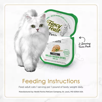 Product Fancy Feast® Petites All Life Stages Cat Wet Food - Topper, Variety Pack, 24 CT, 67.2 OZ