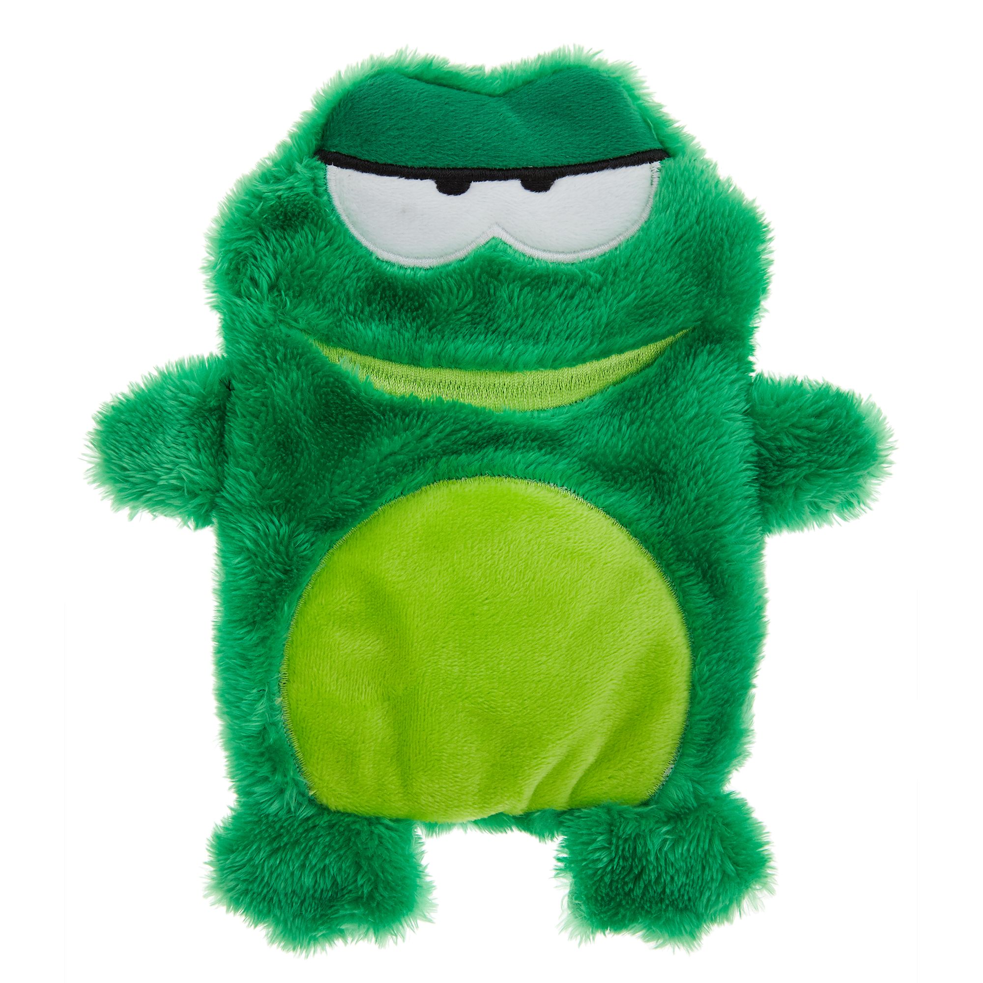 stuffed frog dog toy